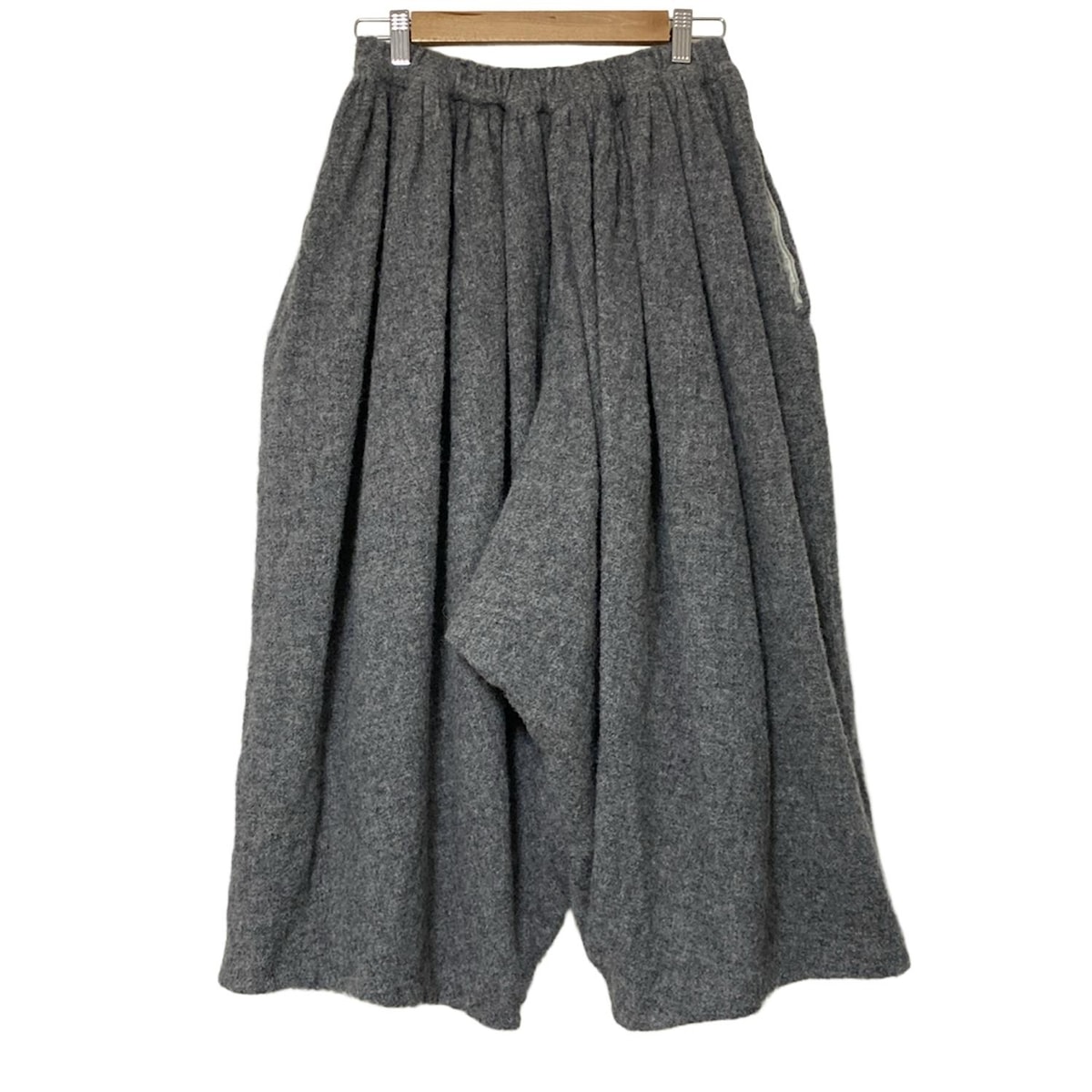【中古】COMMEdesGARCONS COMMEdesGARCONS(コムデギャルソンコムデギャルソン) パンツ クロップド(半端丈)/ウエストゴム グレー