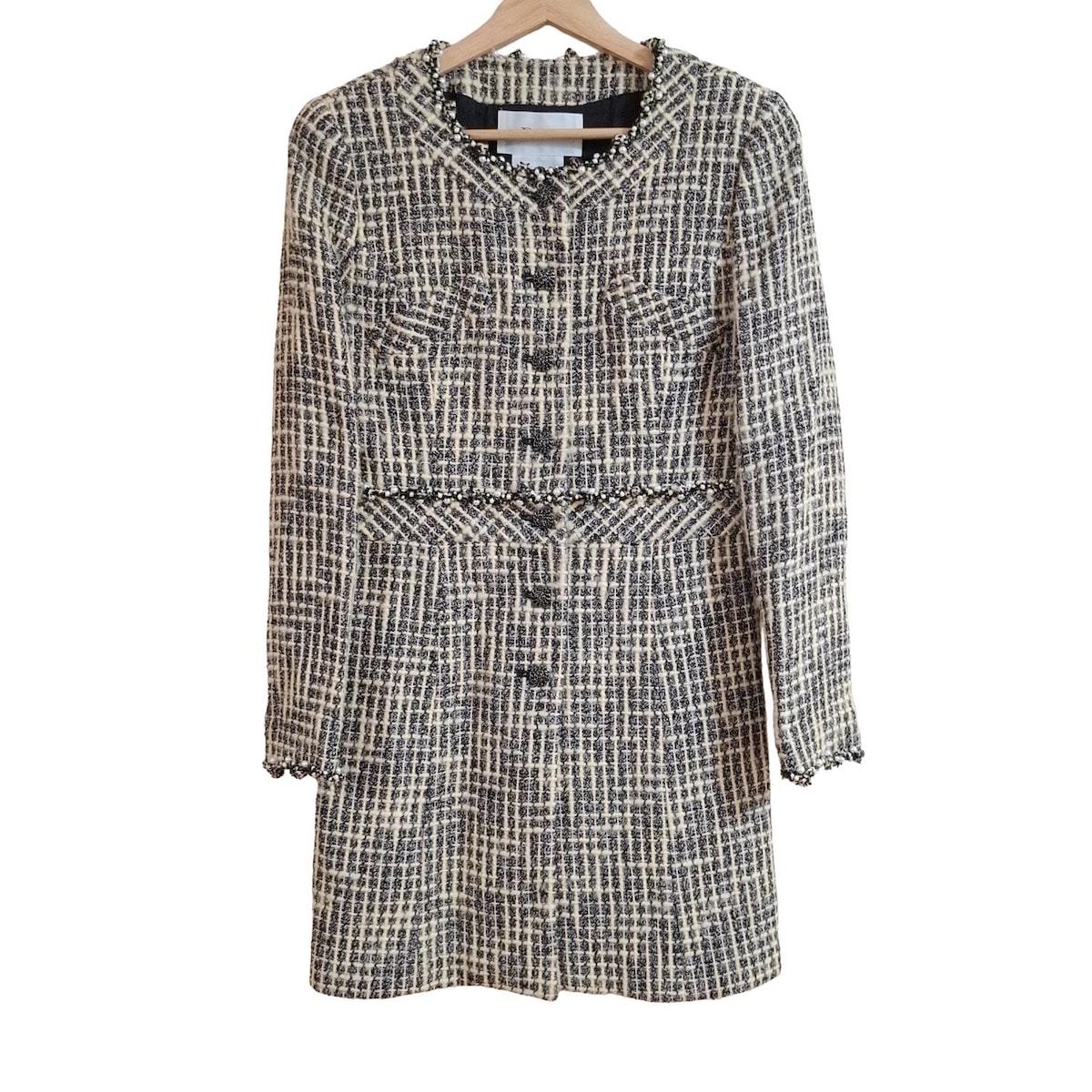 楽天市場】【ルネ】Rene ツイード ミンクファー ウール ワンピース