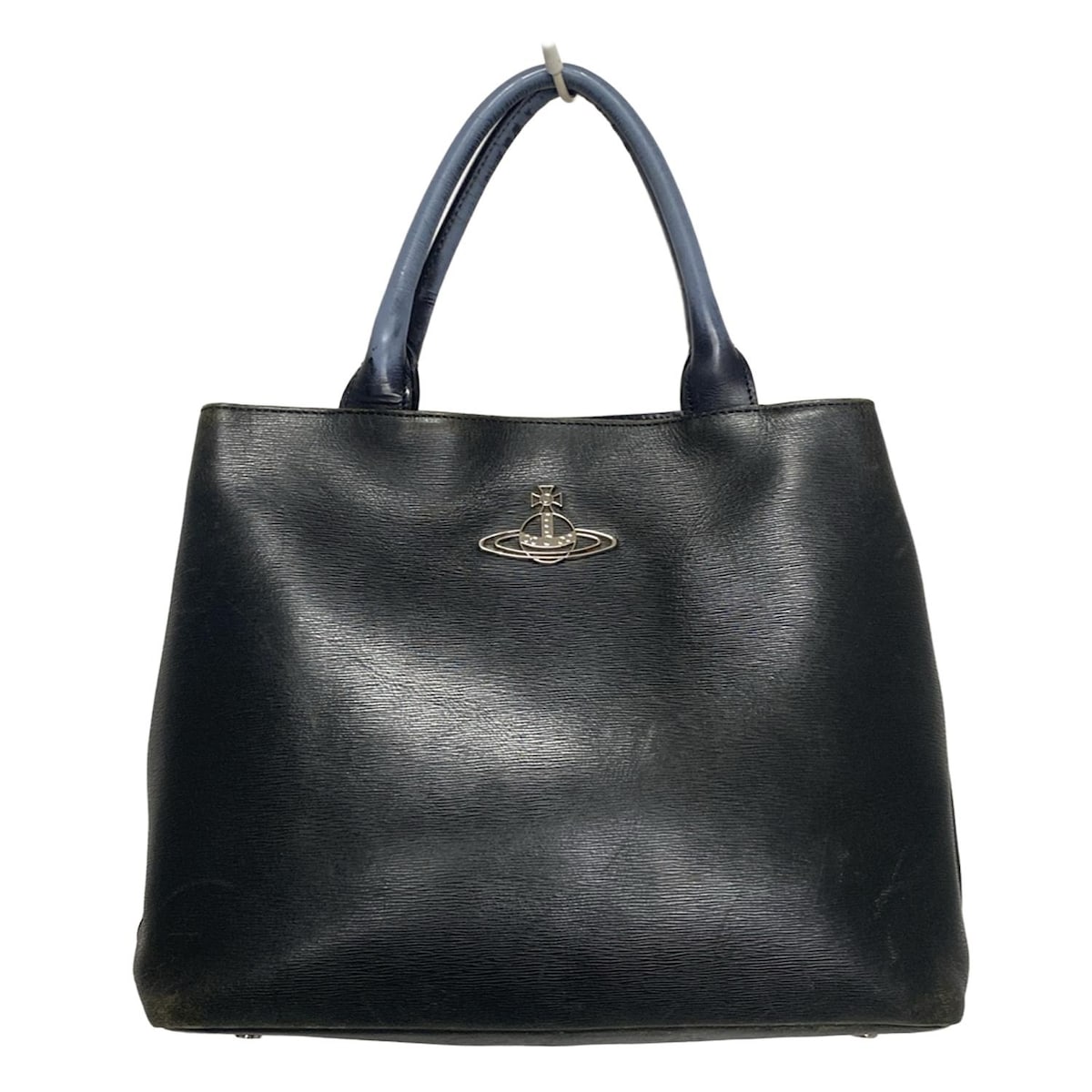 【美品】ヴィヴィアンウエストウッド エグゼクティブ S ハンドバッグ オーブ 黒 美品】ヴィヴィアンウエストウッド エグゼクティブ S