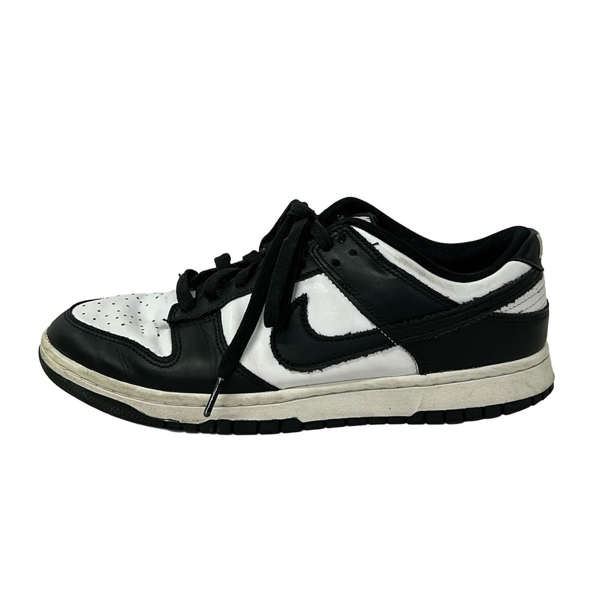 【新着】【中古】NIKE(ナイキ) ダンク 置き目 レトロ スニーカー 白×黒