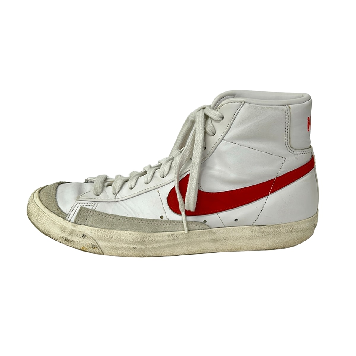 【新着】【中古】NIKE(ナイキ) スニーカー 御機嫌とり捨てる 白×赤いこと