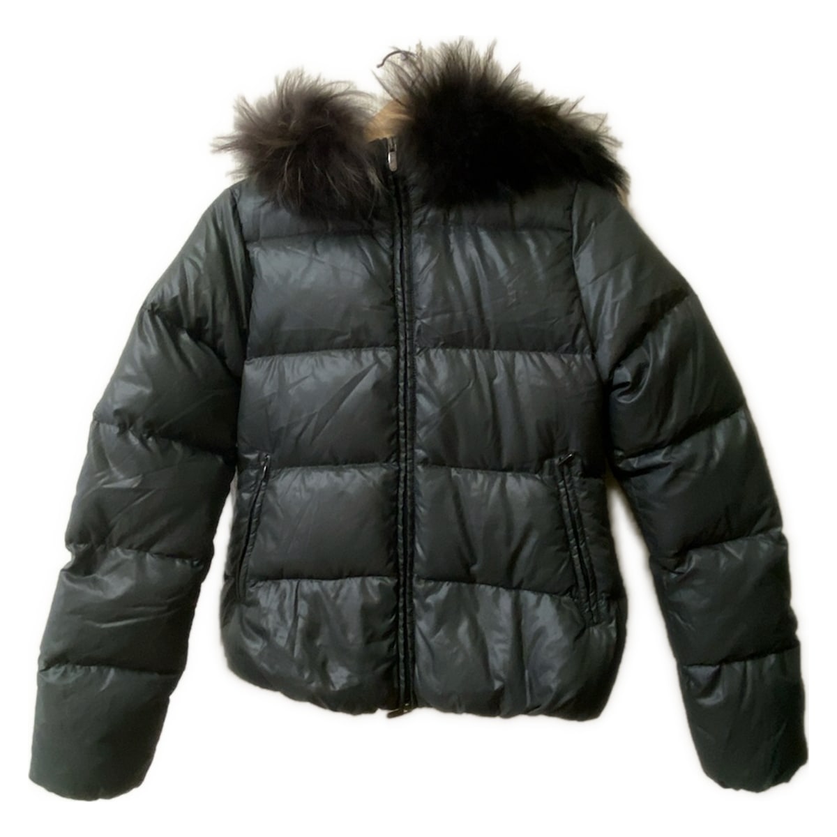 デュベティカ ダウンジャケット 38 Adhara ブラック ラクーンファー 楽天市場】【中古】DUVETICAAdhara ラクーンファーダウンジャケット