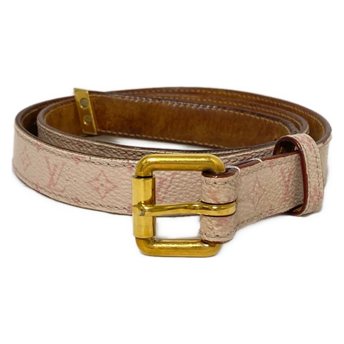 ルイヴィトンモノグラム　サンチュールベルト　M9498 LOUIS VUITTON ルイ ヴィトン モノグラム サンチュール LVイニシャル