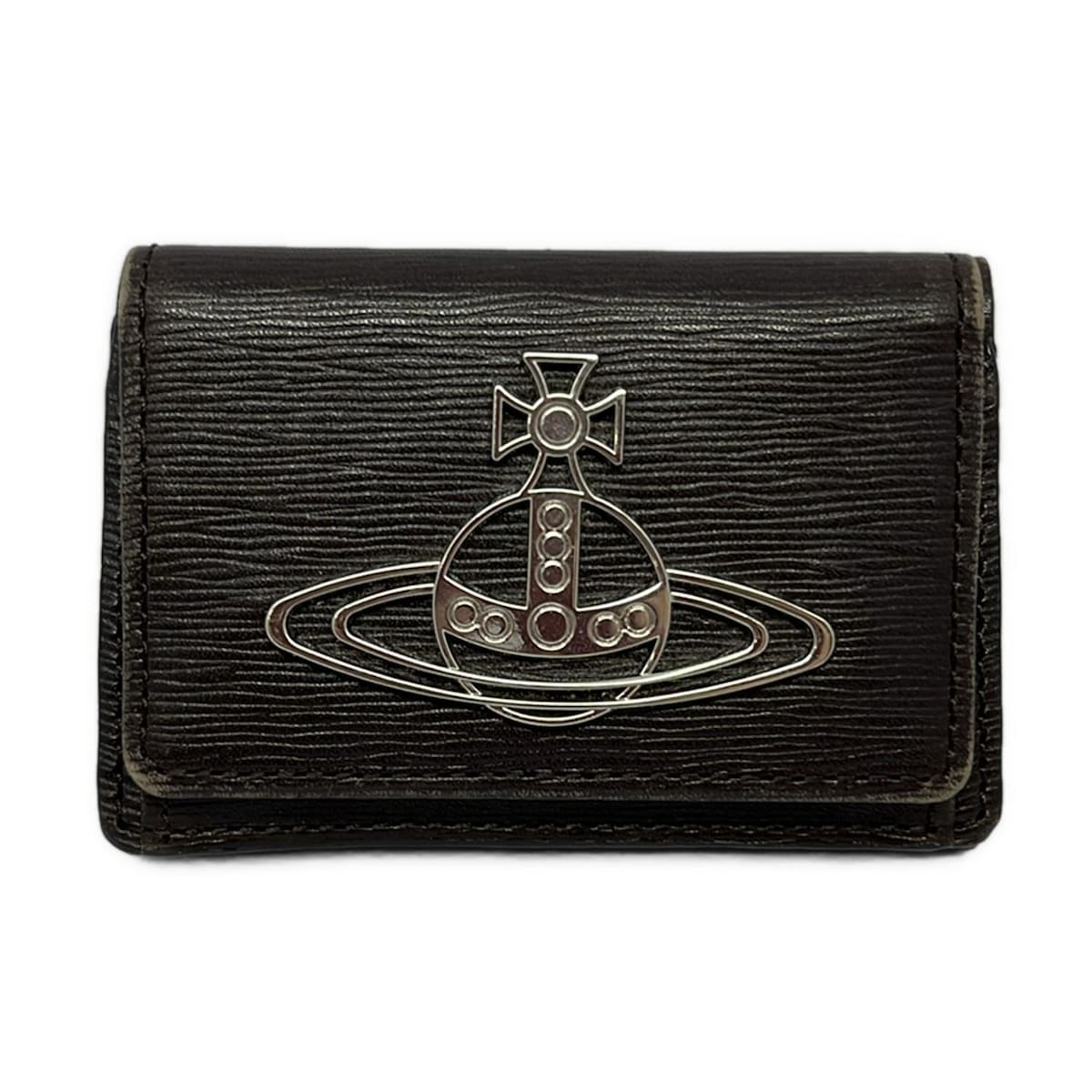 特価 新品 未使用 Vivienne Westwood 折財布 黒 型押し 楽天市場】【中古】Vivienne Westwood / オーブ型押しレザー折財布