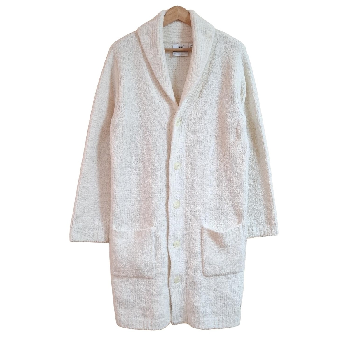 kashwére カシウェア カシウエア ボーイフレンドカーディガン クリーム BABY BOYFRIEND CARDIGAN(6-18（6～18ヶ月） creme): BABY&KIDS