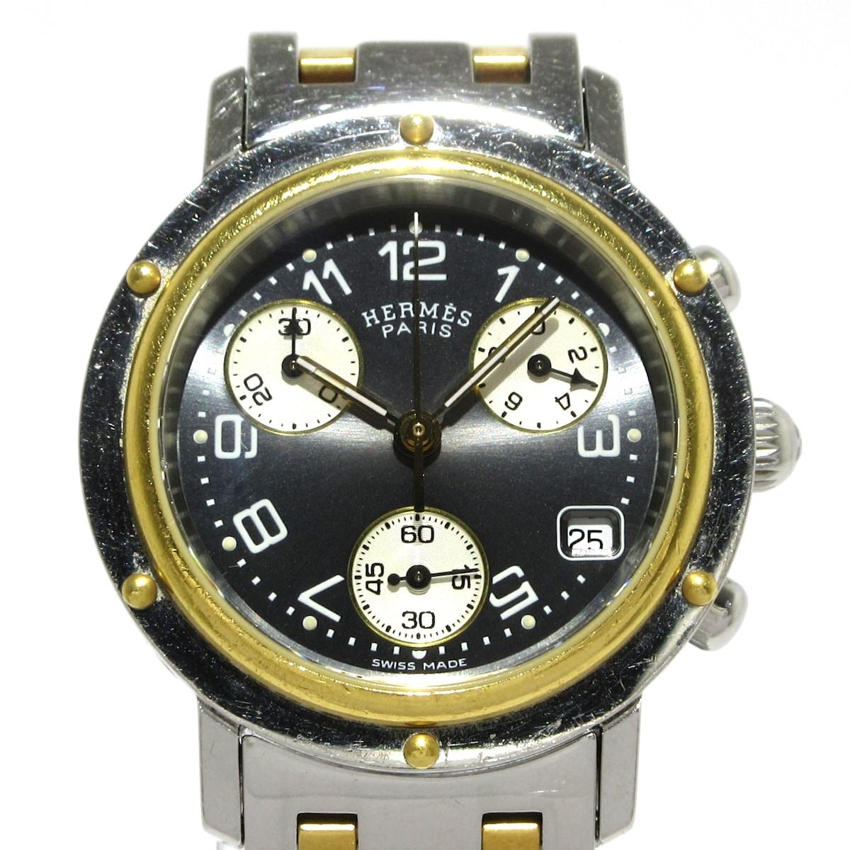 楽天市場】エルメス ノマードクロノグラフ NO1.910 革 A級品