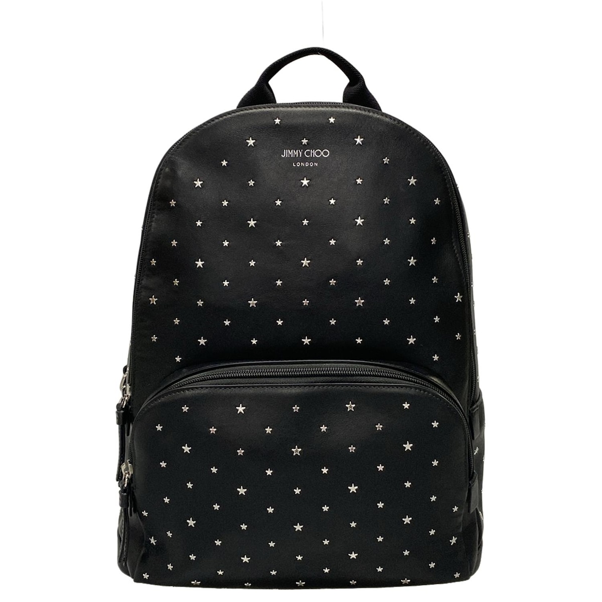JIMMY CHOO REED スタースタッズ レザー バックパック　ブラック JIMMY CHOO ジミーチュウ 2WAY バックパック リュックサック レザー