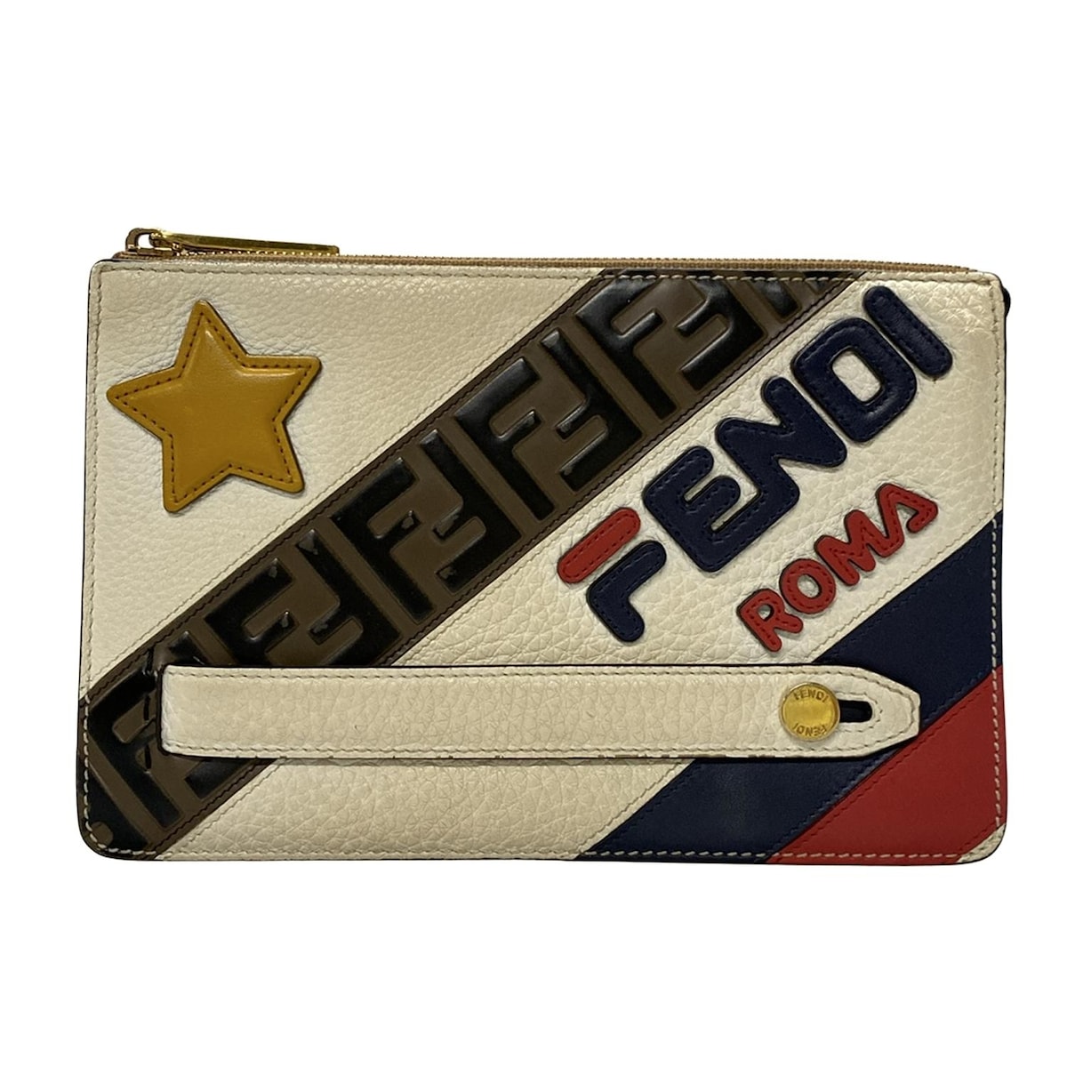 楽天市場】【中古】 FENDI （フェンディ） ﾓﾝｽﾀｰ ｸﾗｯﾁﾊﾞｯｸﾞ バッグ