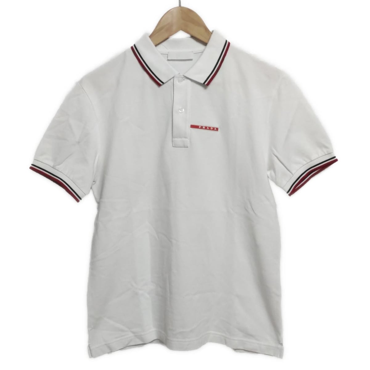 楽天市場】PRADA プラダ/PIQUET 三角ロゴポロシャツ/UJN444 S181 XGS