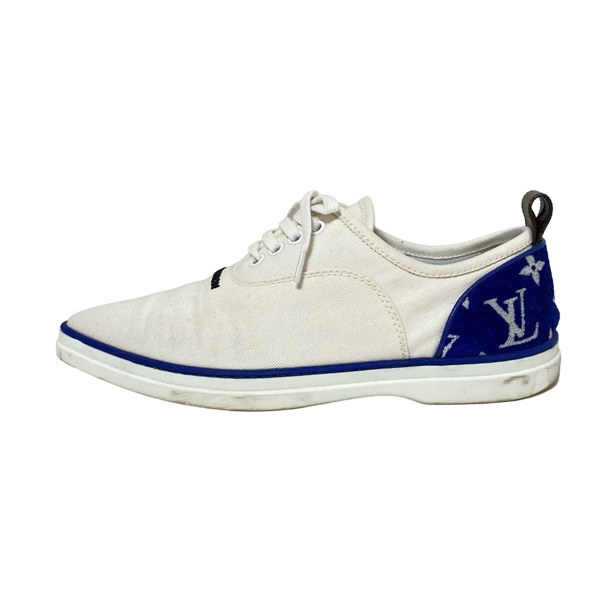 【新着】【中古】LOUIS VUITTON(ルイヴィトン) シューズ 白×青み