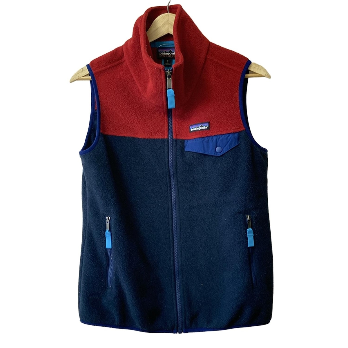 【Patagonia】90s ベロシティベスト ストームブルー L Patagonia】90s ベロシティベスト ストームブルー L