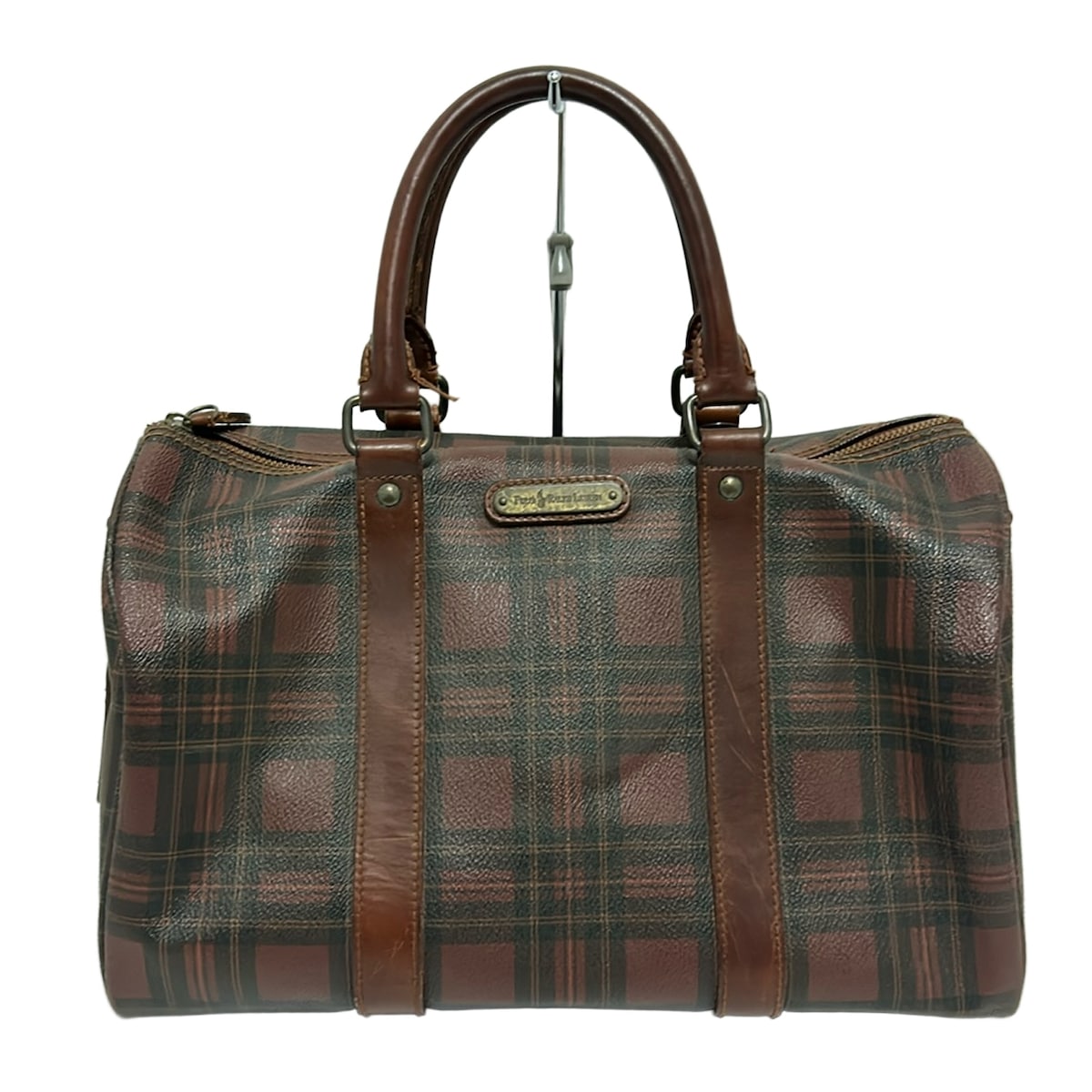 Polo Ralph Lauren ボストン バッグ チェック柄 グリーン XL POLO RALPH LAUREN(ポロラルフローレン) / ボストンバッグ