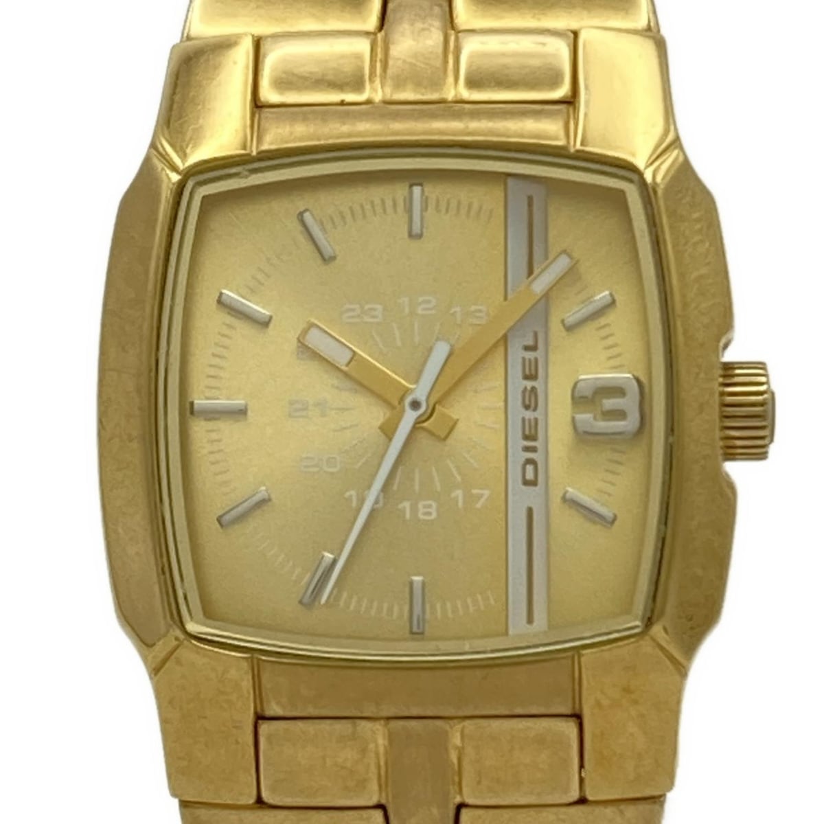 楽天市場】【ウォッチ】DIESEL ディーゼル クロノグラフ SS ゴールド
