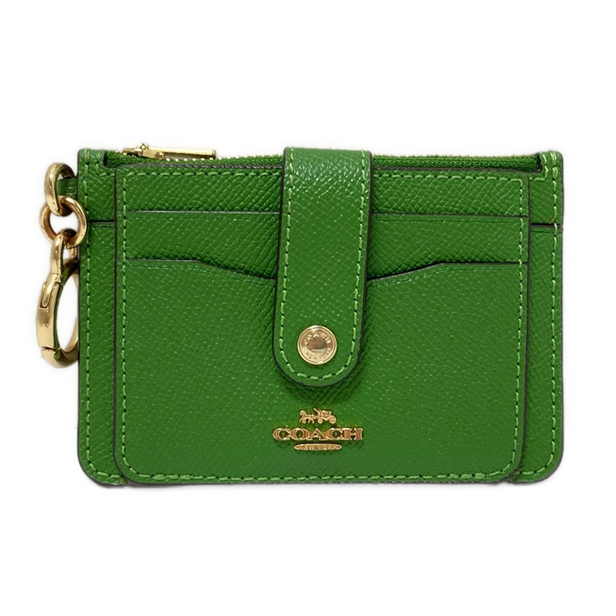 COACH コース　ケース　小銭入れ財布　ミリタリーグリーン　パスケース COACH コース コインケース 小銭入れ財布 ミリタリーグリーン