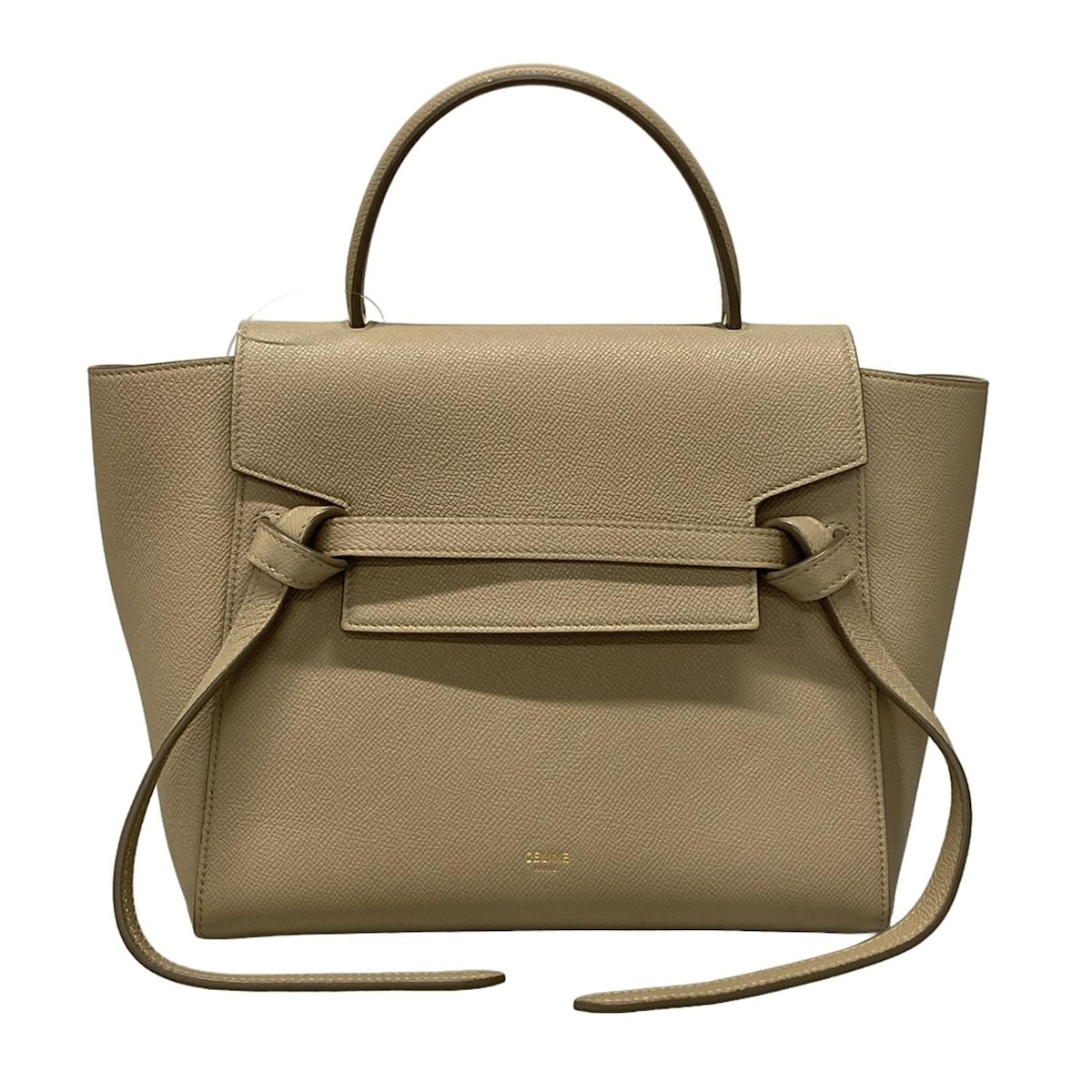 美品⭐︎CELINE ベルトバッグ ナノ 2way ライトトープ レザー 斜めがけ 美品⭐︎CELINE ベルトバッグ ナノ 2way ライトトープ レザー 斜めがけ