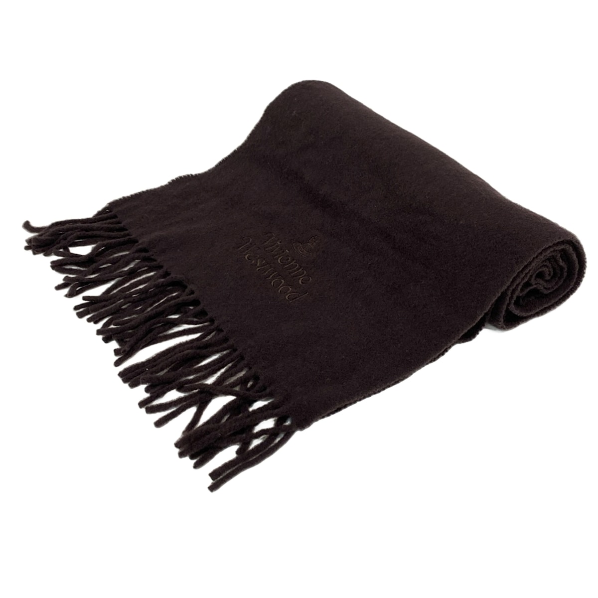 ヴィヴィアンウエストウッド マフラー ボンボン オーブ ボーダー ウール100% ヴィヴィアンウエストウッド マフラー ボンボン オーブ ボーダー