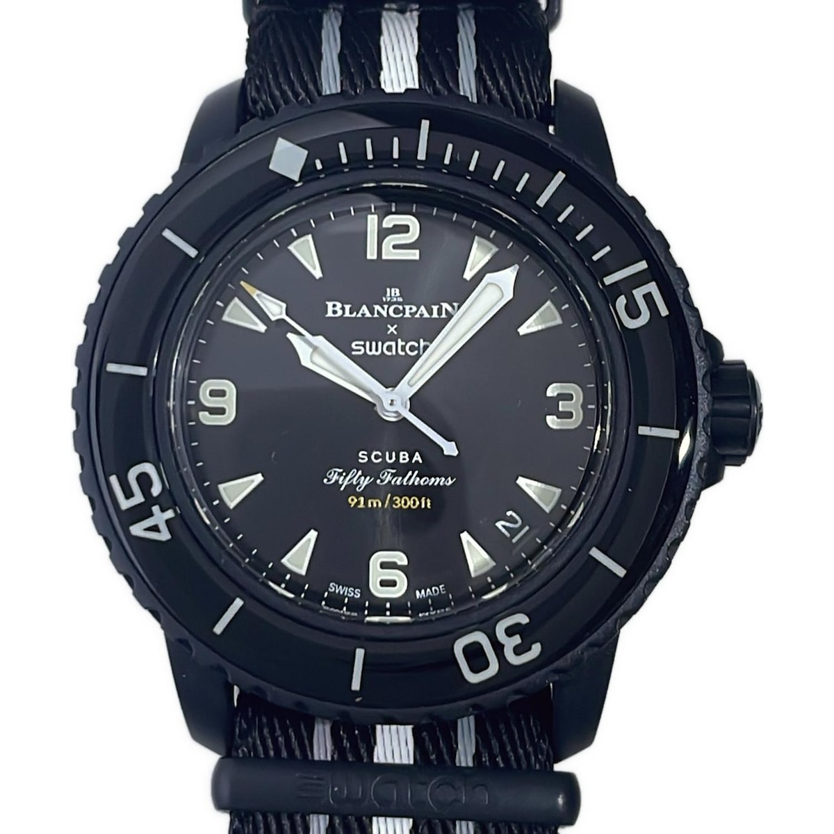 楽天市場】BLANCPAIN ブランパン 418F セイルキャンバス 腕時計ベルト