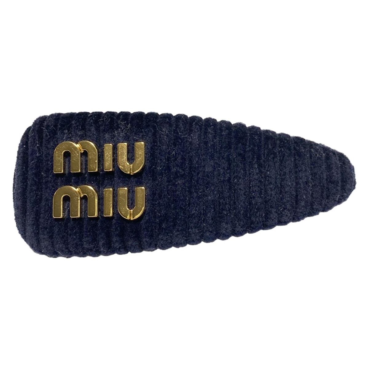 楽天市場】miumiu(ミュウミュウ) バレッタ スパンコール ベロア