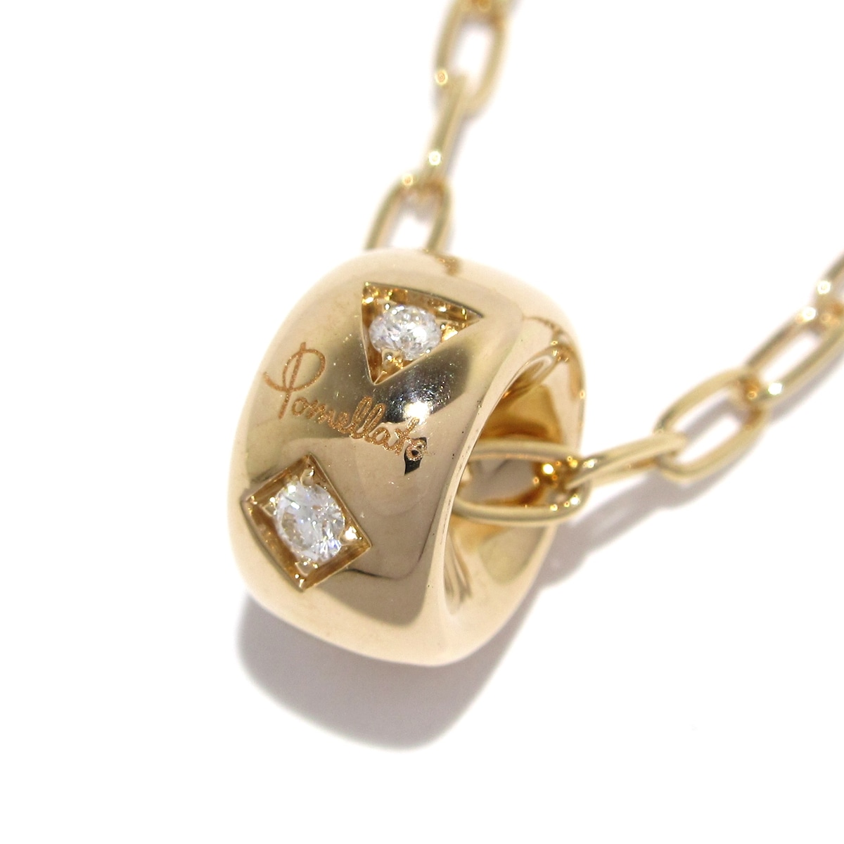 楽天市場】ポメラート 750 イコニカ チェーン ネックレス イエロー