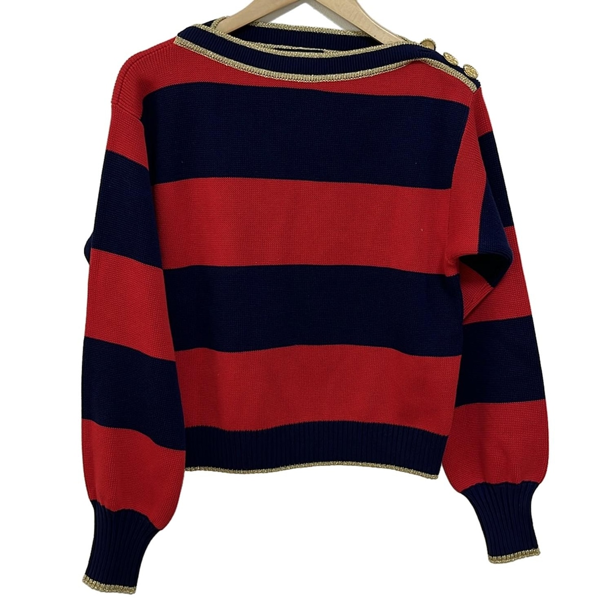 楽天市場】【グッチ】Gucci Loved Bee ボーダー ニット セーター