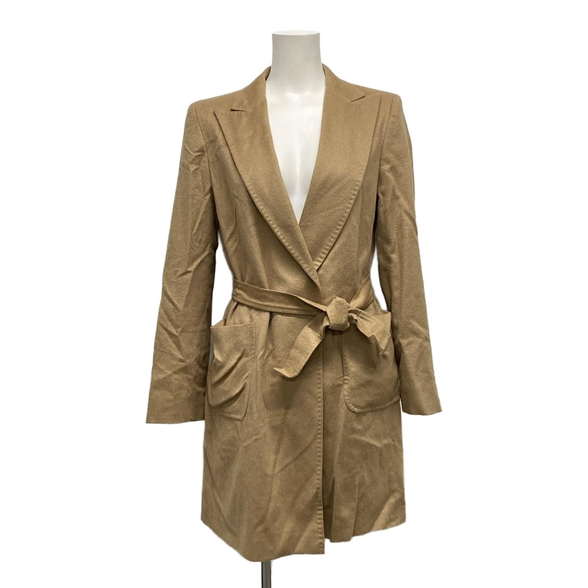 【新着】【中古】Max Mara(マックスマーラ) コート 長袖/キャメル/秋/冬 ベージュ