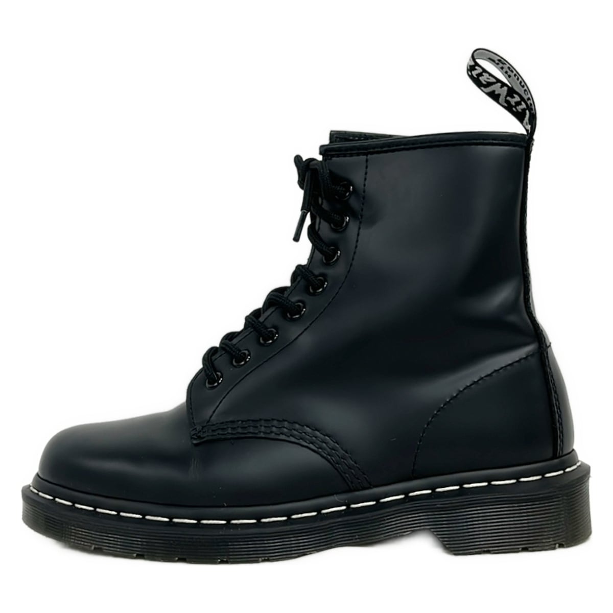 【中古】Dr.Martens(御医者さんマーチン) 遊撃手ブーツ スピード競技引きあげる 黒 なめし革
