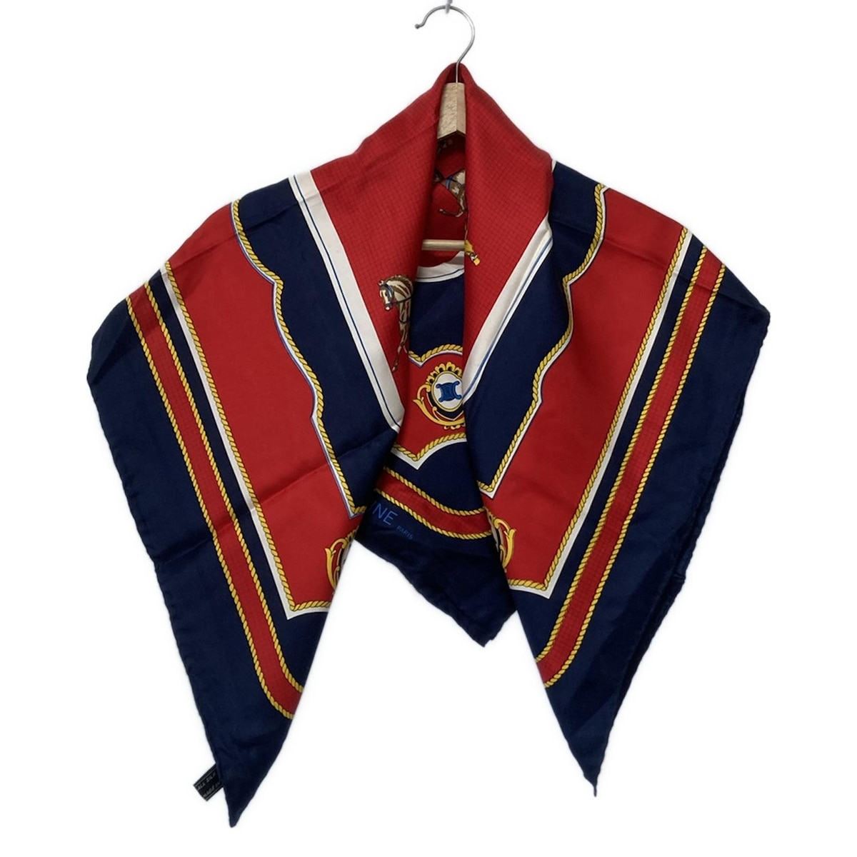 楽天市場】美品 CELINE セリーヌ マカダム レディース スカーフ シルク