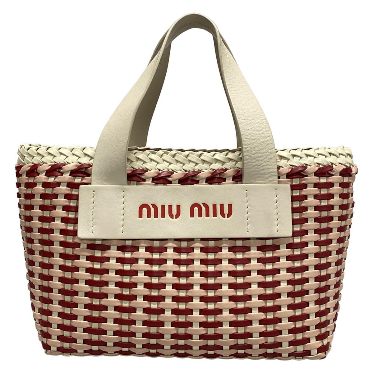 楽天市場】MIUMIU(ミュウミュウ) イントレッチオ バケットバッグ