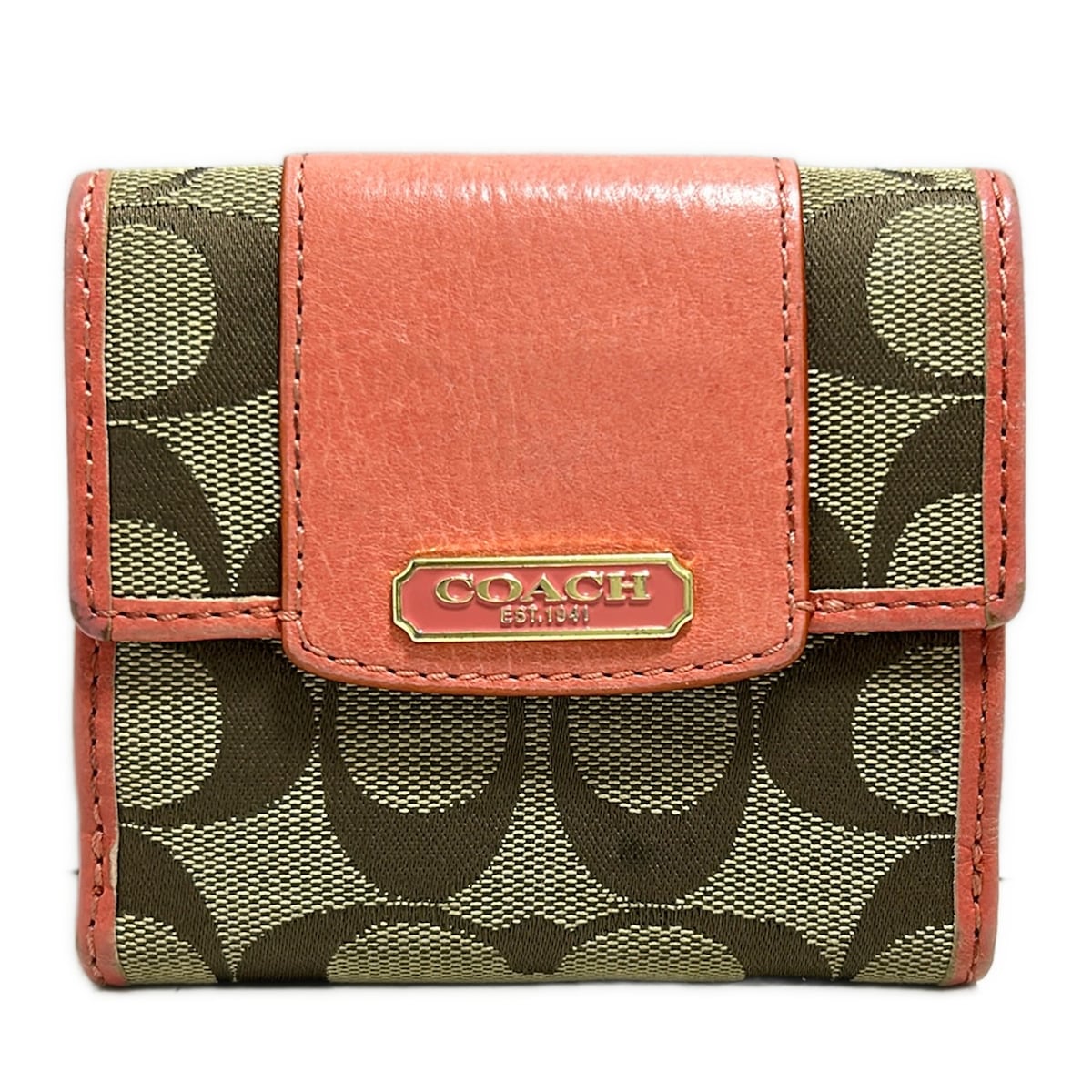 楽天市場】【併売】【中古】 【レディース】 COACH コーチ snap wallet