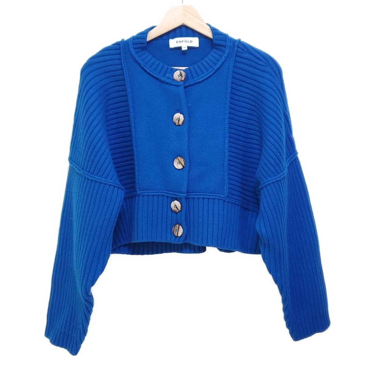 楽天市場】【中古】ENFOLD ダブルサテンミニマルカーディガン 300ES230