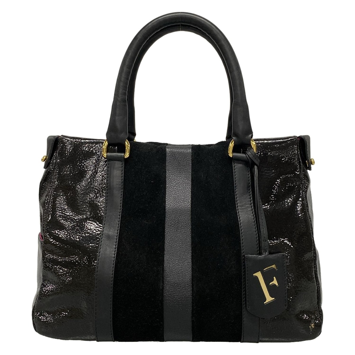 楽天市場】【中古】FURLA ニオベ L トート レザー ブラック WB01079