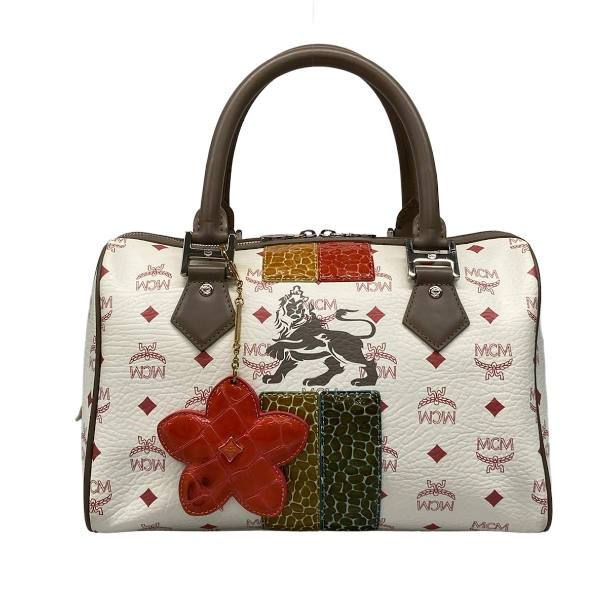 楽天市場】MCM エムシーエム 中古品 USED-B ミニボストンバッグ レザー