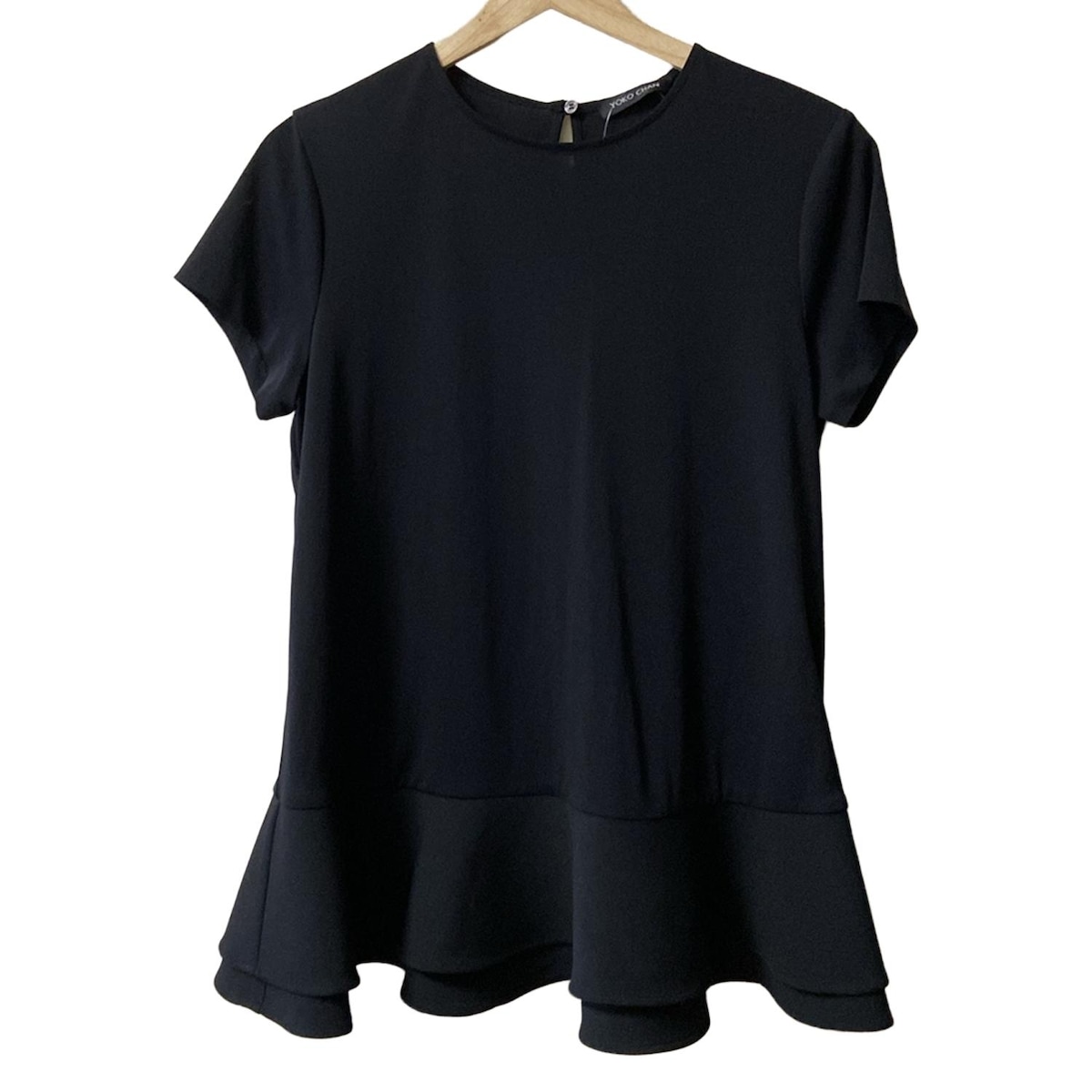 楽天市場】YOKO CHAN ヨーコチャン/パールトップス/黒/YCB-121-248/A