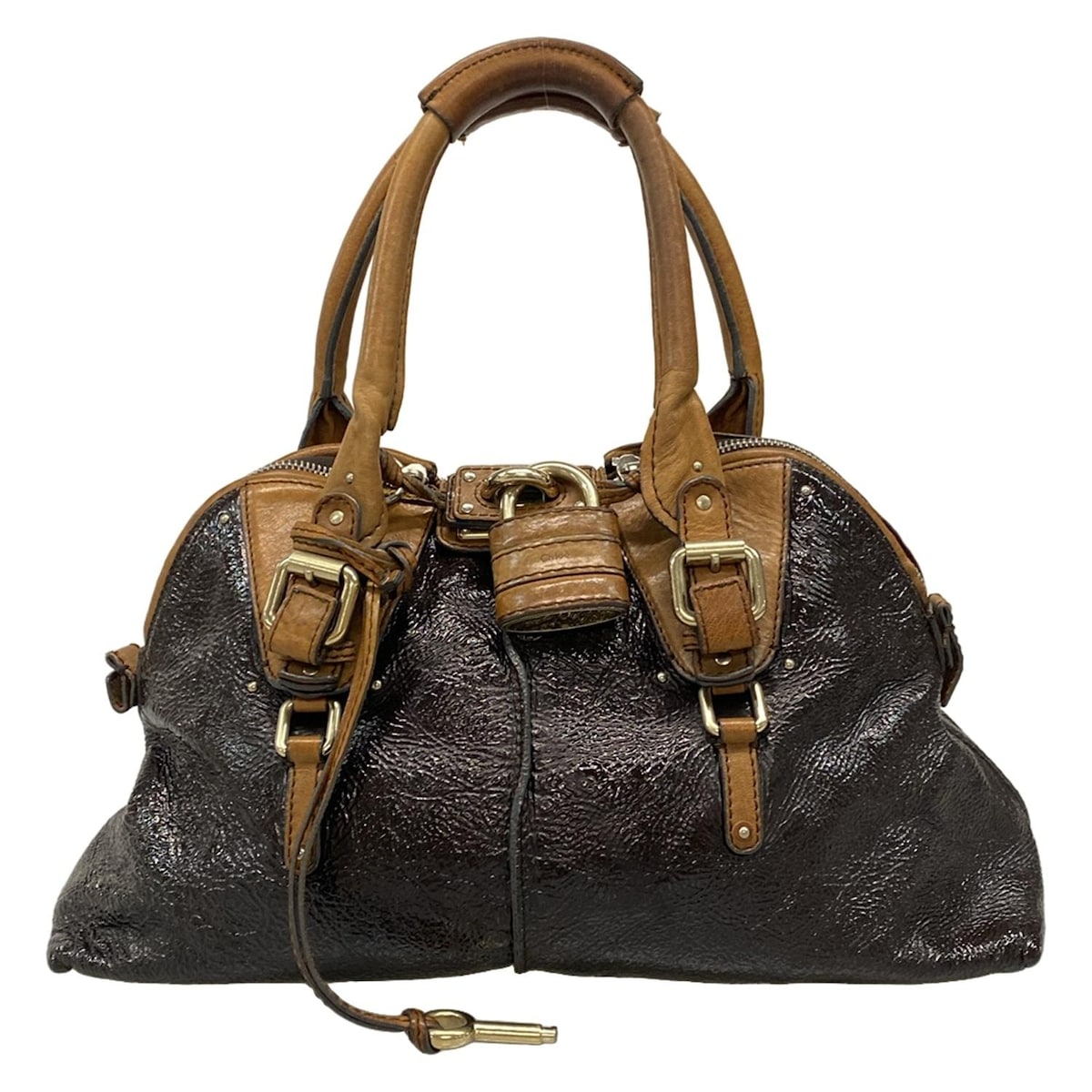 楽天市場】chloe(クロエ) パディントン トートバッグ ショルダー 茶