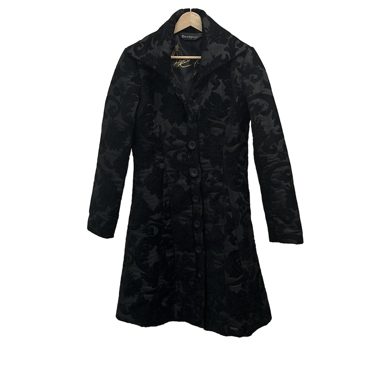 楽天市場】Desigual デシグアル ロングコート 良好 サイズ:44 グリーン