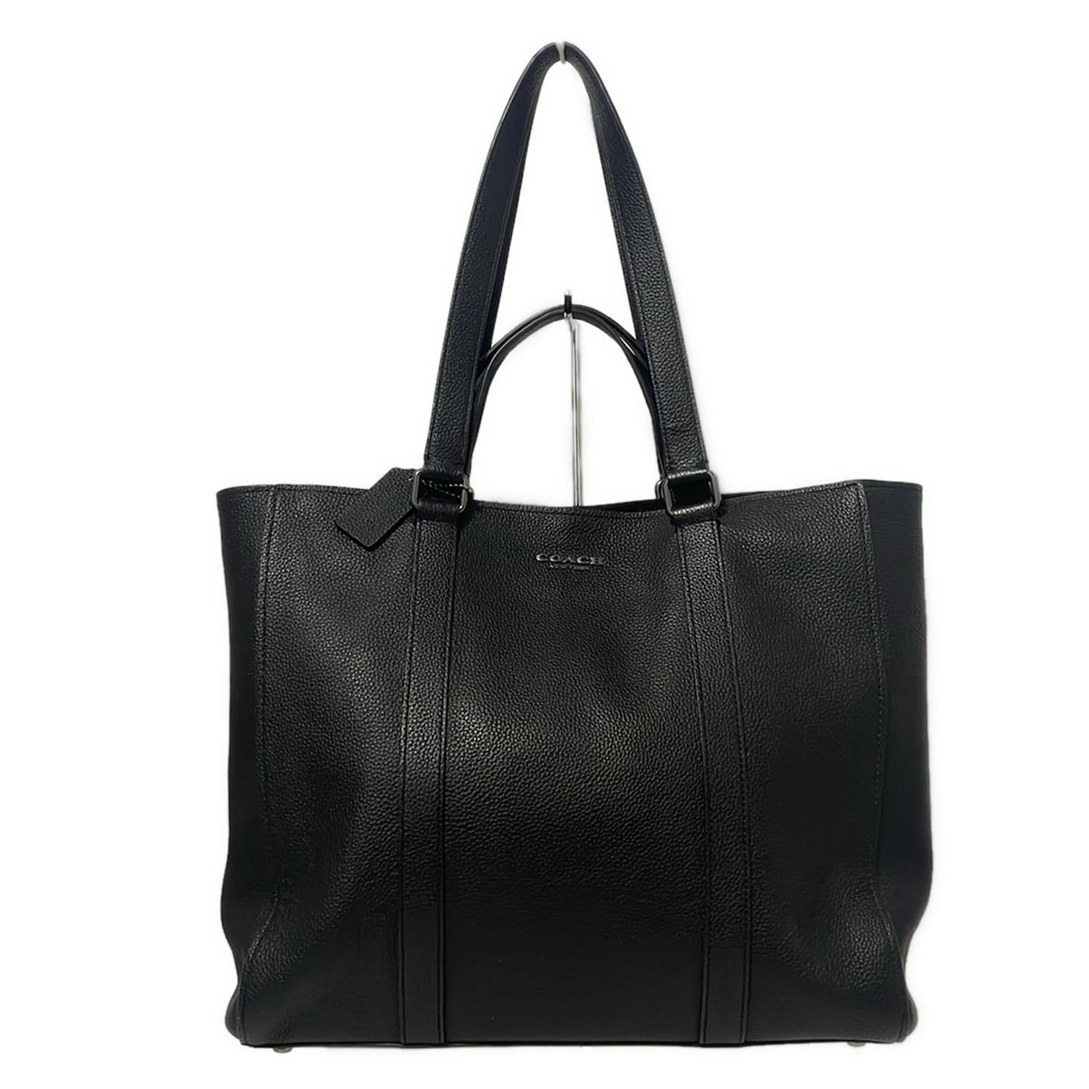 コーチ ハドソン トートバッグ レザー 本革 F39947 ブラック 型押し COACH コーチ F39947 レザー ハドソン ビジネス トートバッグ ブラック