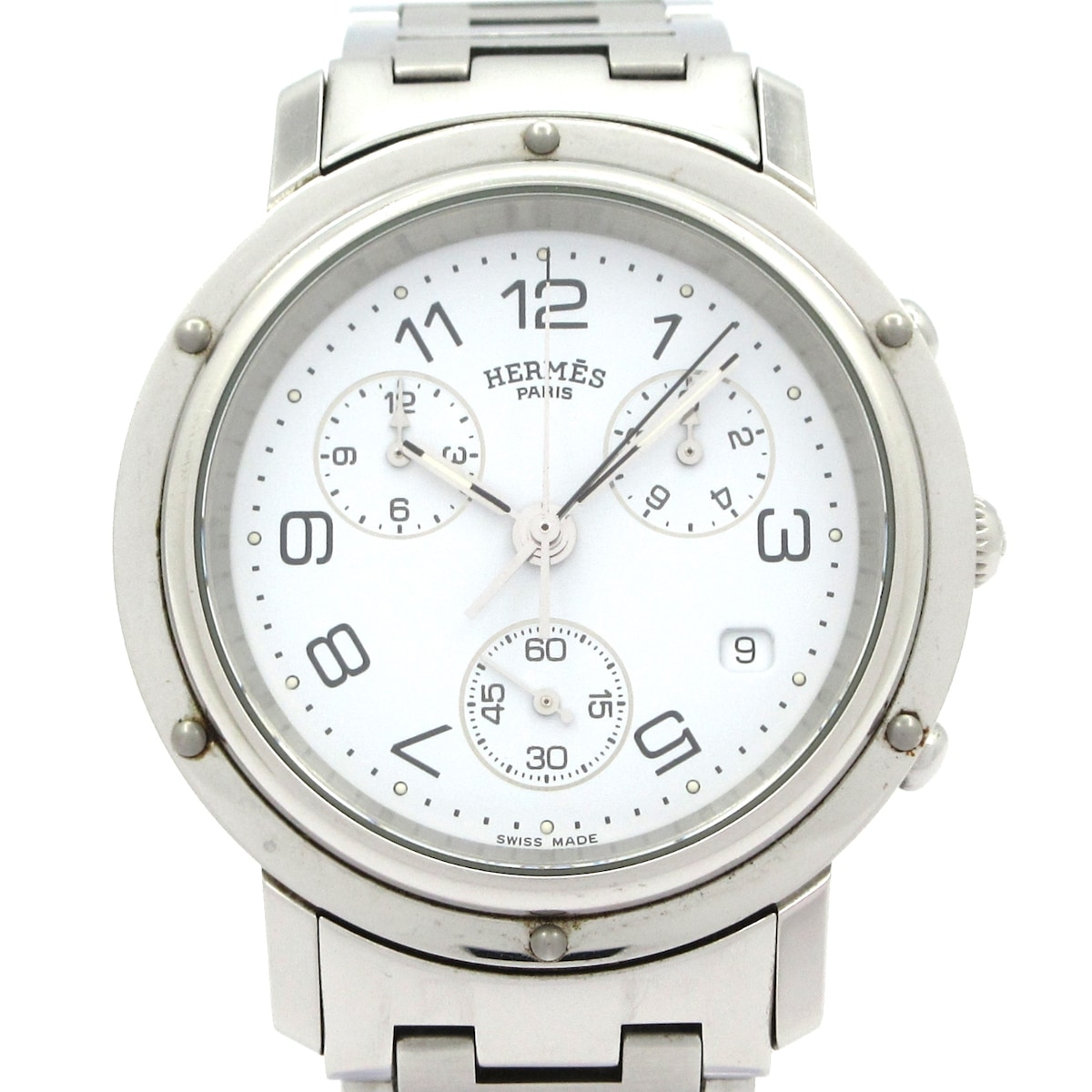 楽天市場】エルメス ノマードクロノグラフ NO1.910 革 A級品【中古