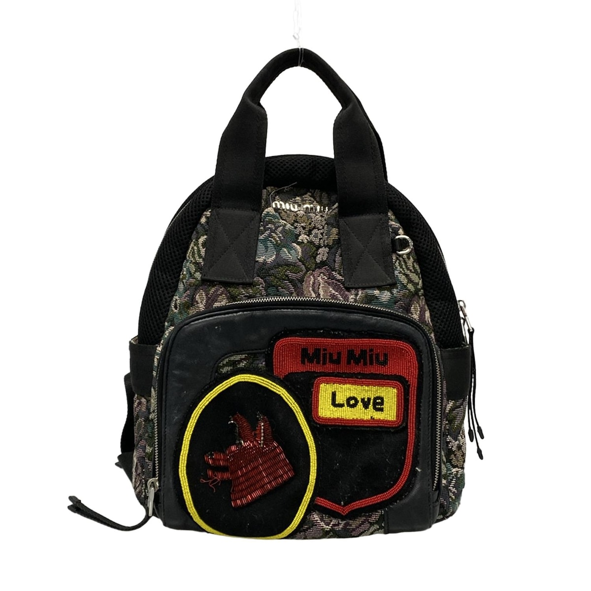 楽天市場】【美品】ミュウミュウ 【MIUMIU】キャットアップリケ バック