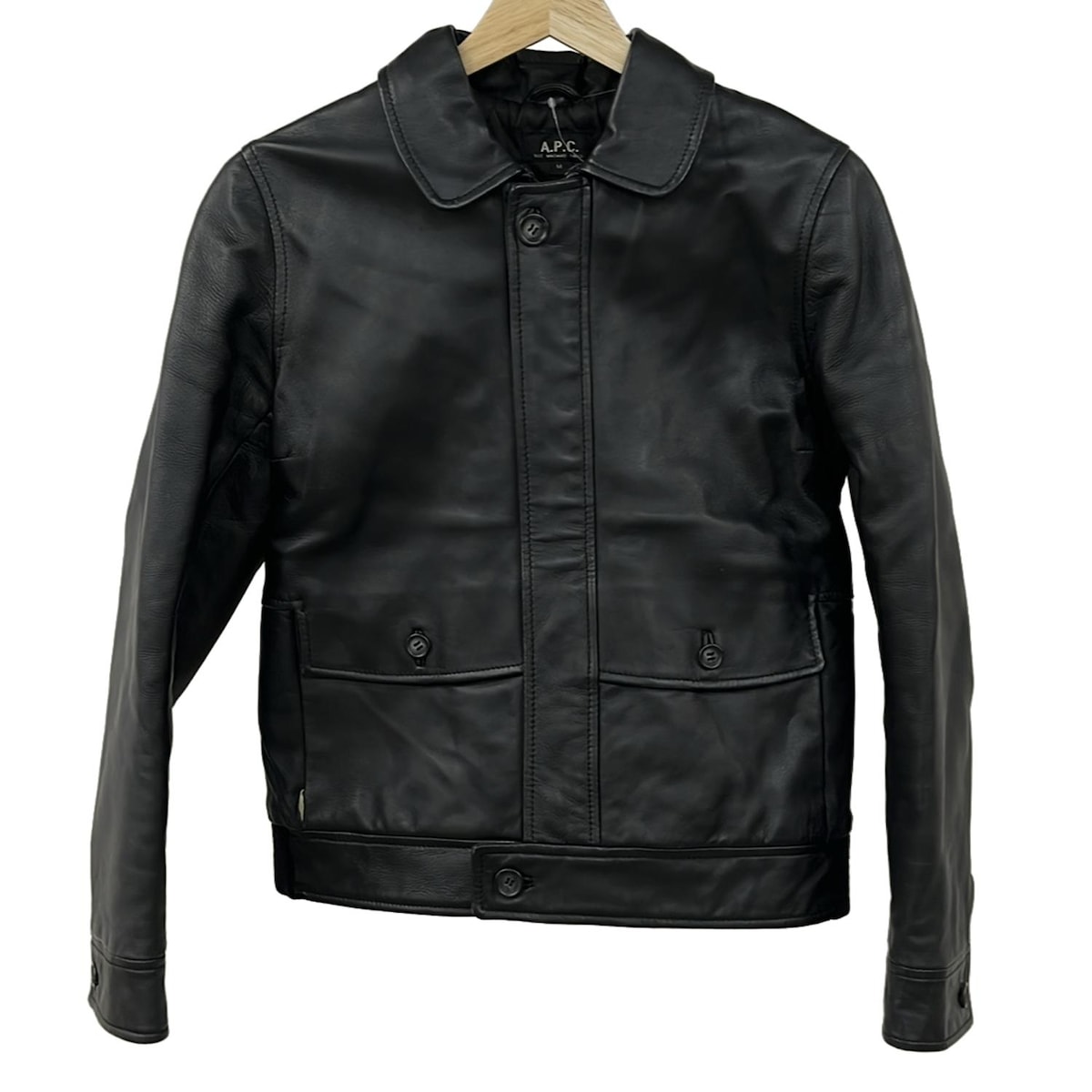 APC レザーシャツジャケット A.P.C】【HIVER 2001】【フランス製】【アウター】アーペーセー
