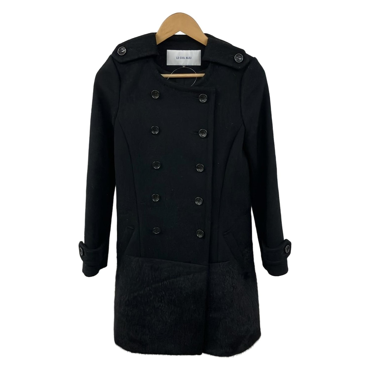 楽天市場】LE エルイー ウールサージバルカラーコート 20-020-053-0000