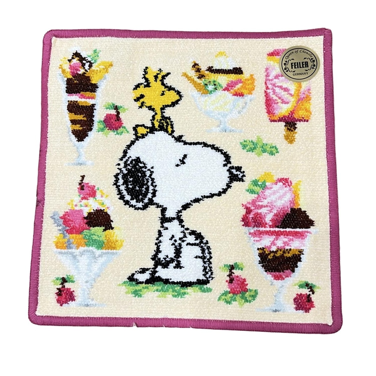 楽天市場】未使用 フェイラー シュニール織 ハンカチ スヌーピー