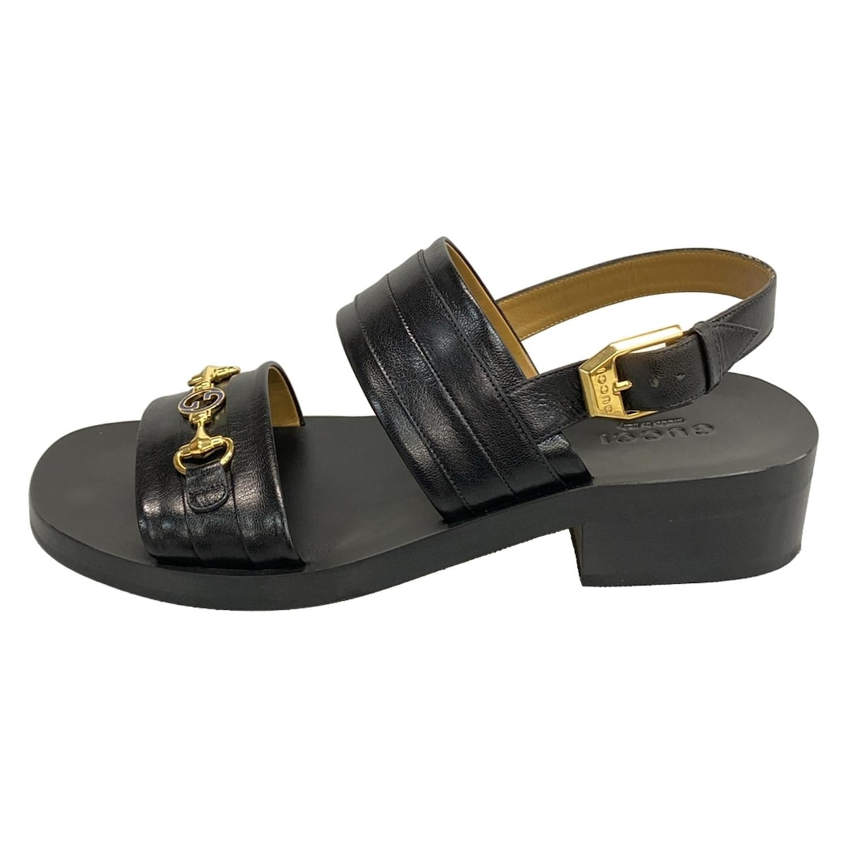 楽天市場】【グッチ】Gucci ホースビット レザー ストラップ サンダル