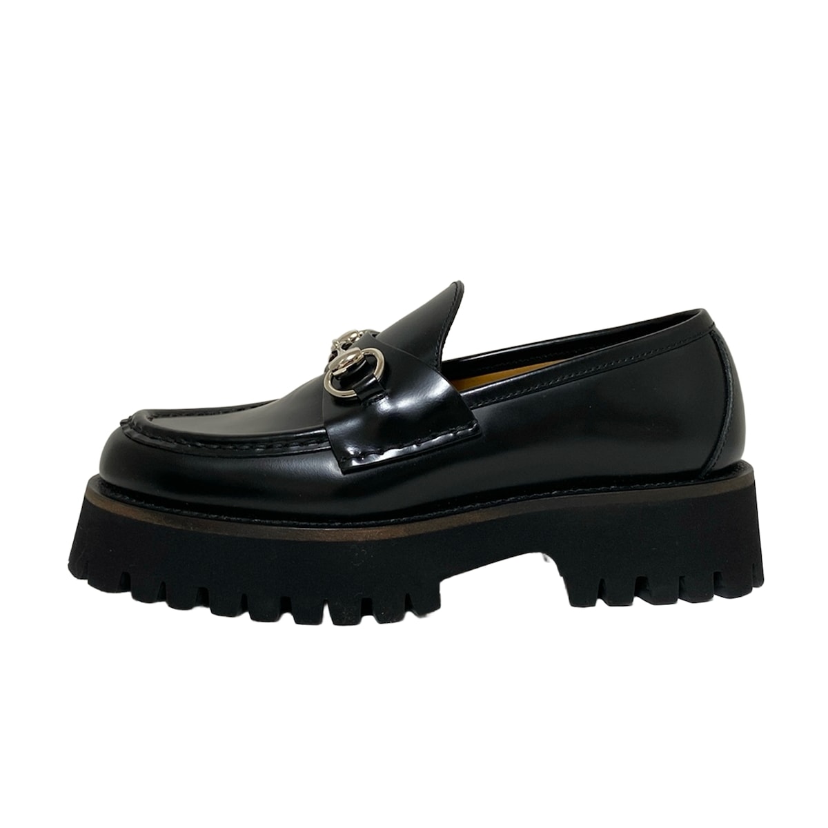 楽天市場】未使用 グッチ 5 1/2 24.5cm 相当 レザー ローファー ホース