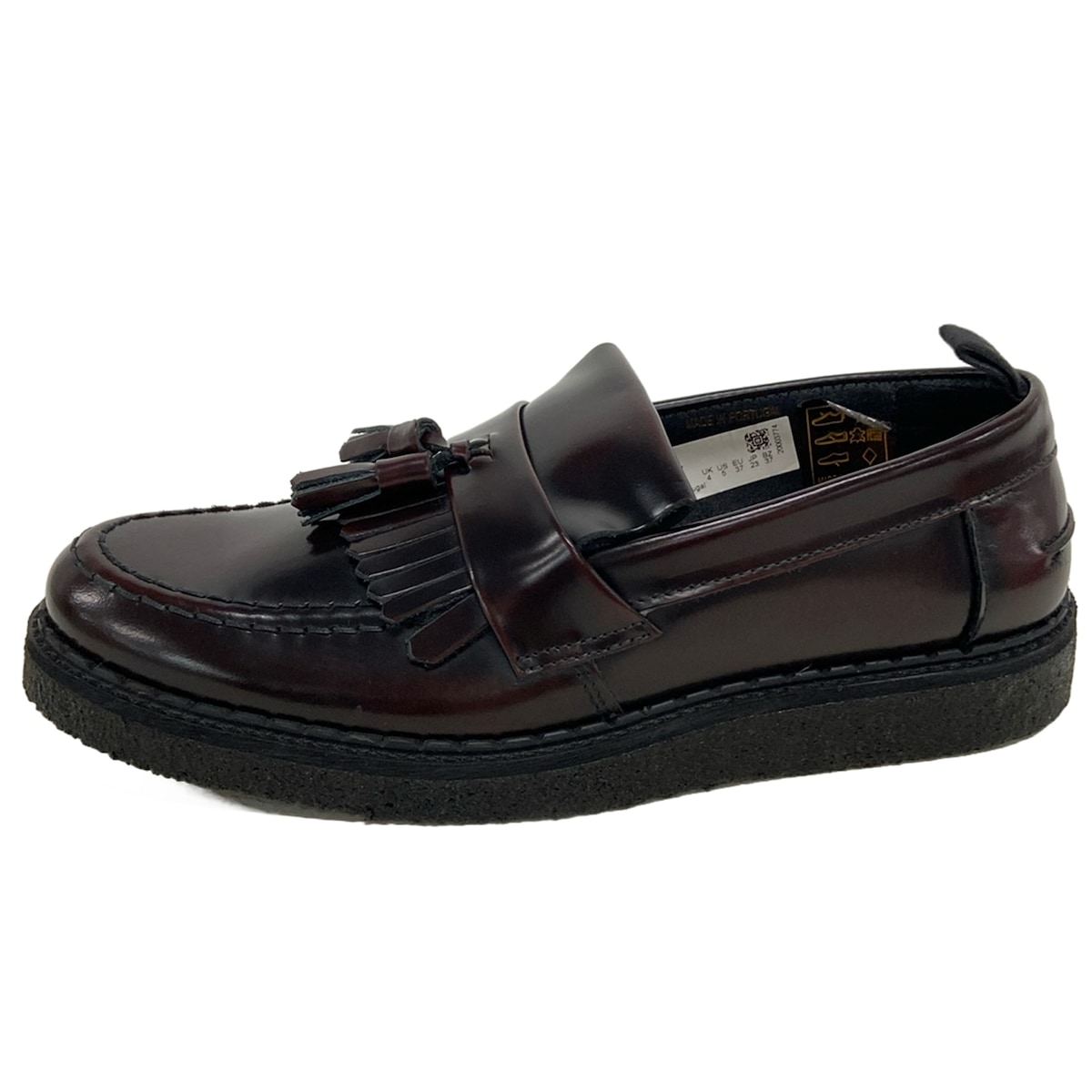 未使用✨フレッドペリー　ジョージコックス　コラボ　タッセルローファー　レザー　黒 FRED PERRY（フレッドペリー） 爆買 フレッドペリー×ジョージコックス