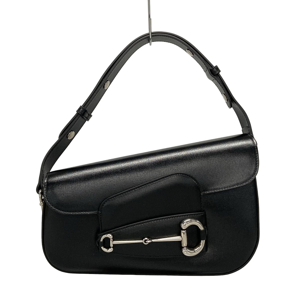 【セール】GUCCI ショルダーバッグ ホースビット装飾 724713 GUCCI ショルダーバッグ ホースビット オレンジ レザー 724713