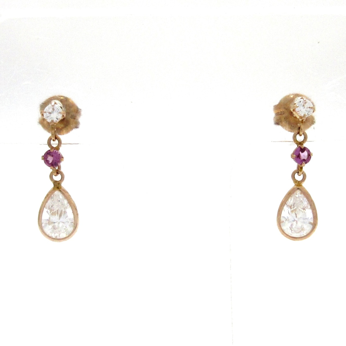 【中古】4℃(ヨンドシー) ピアス K10