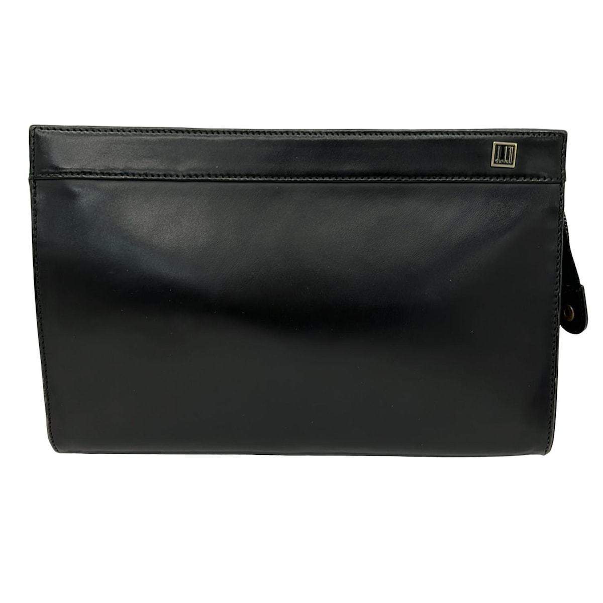楽天市場】【美品】ダンヒル dunhill クラッチバッグ ネイビー系x