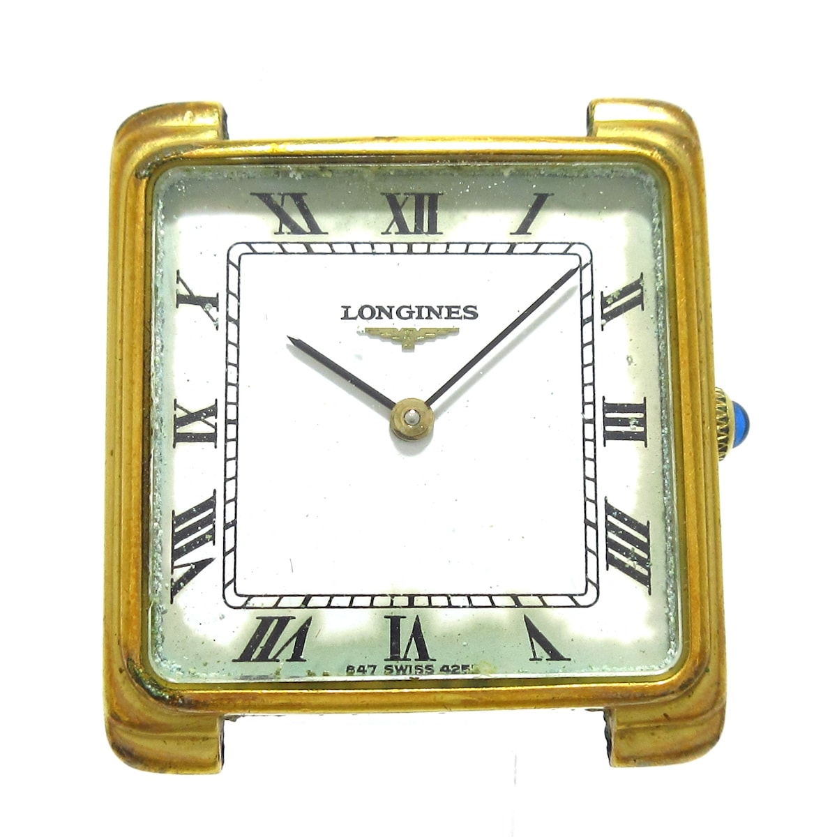 時*人様 LONGINES ロンジン スクエア 手巻き メンズ リューズ腕時計 LONGINES ロンジン 腕時計 スクエア クラシック クォーツ メンズ