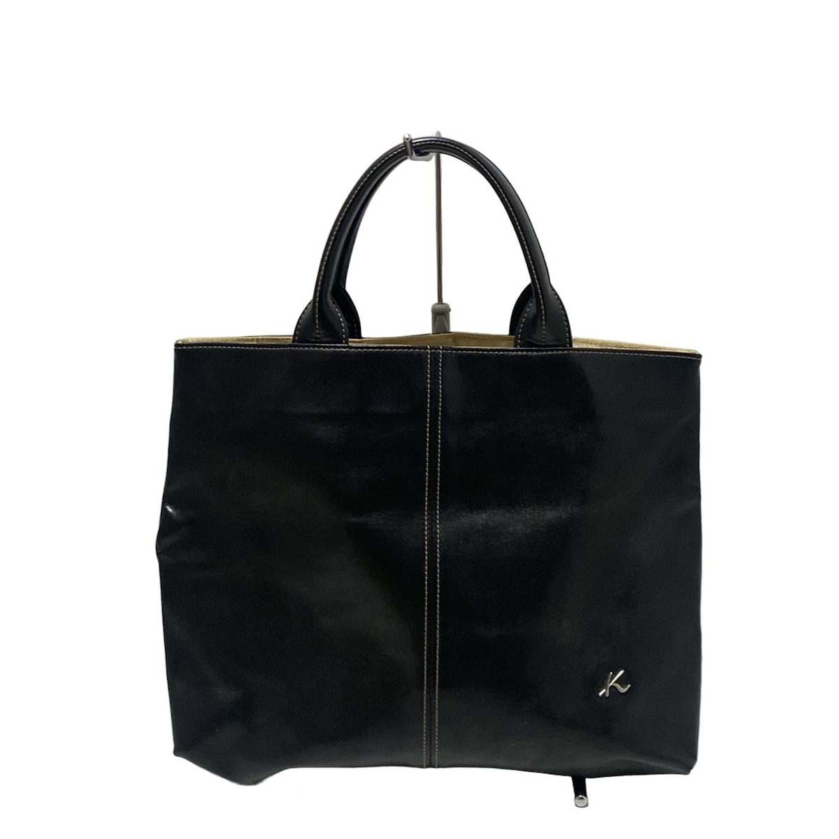 楽天市場】Kitamura2(キタムラ2) トートバッグ 紺 ネイビー ビニール