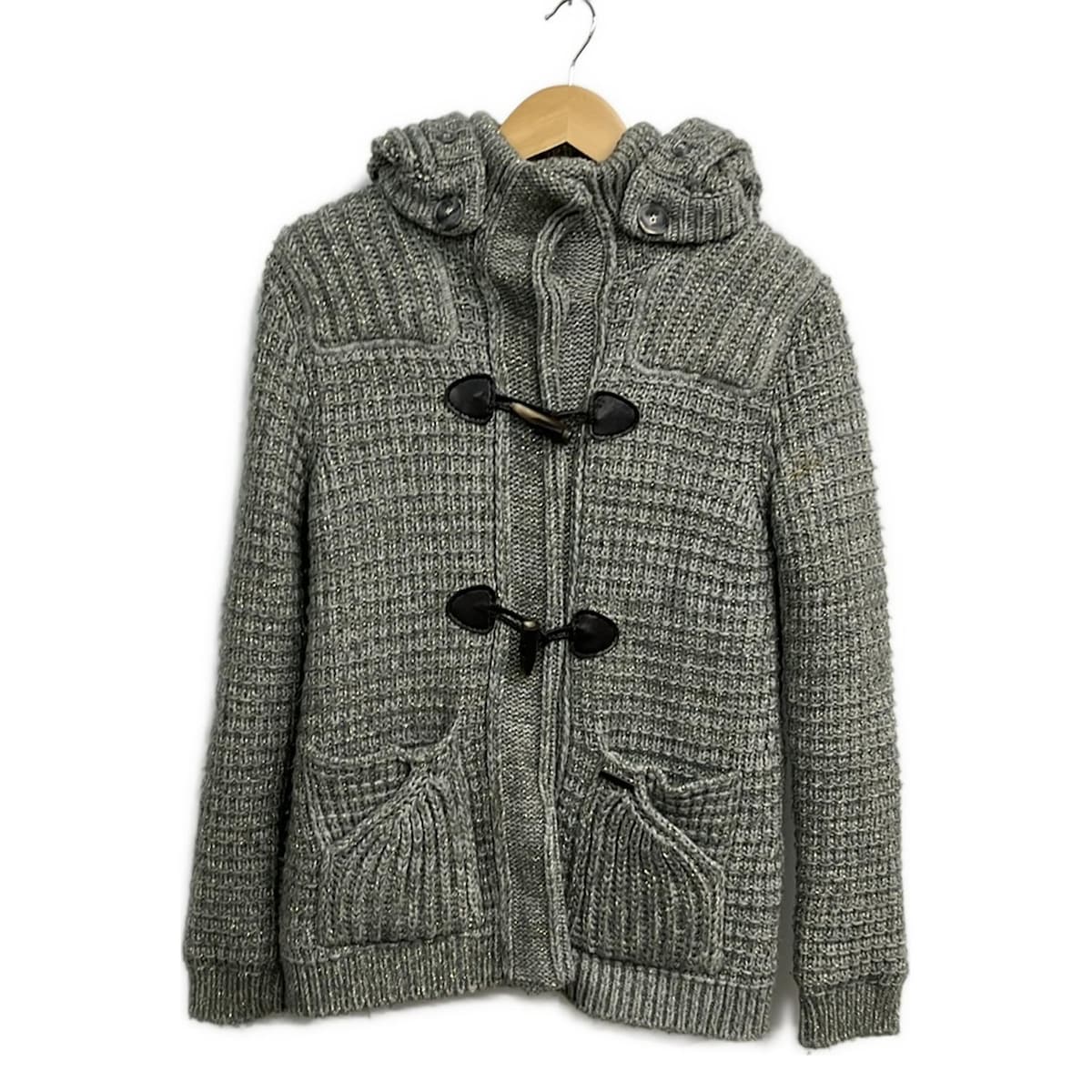 楽天市場】BARK バーク ニットダッフルコート ブラック XS 【中古